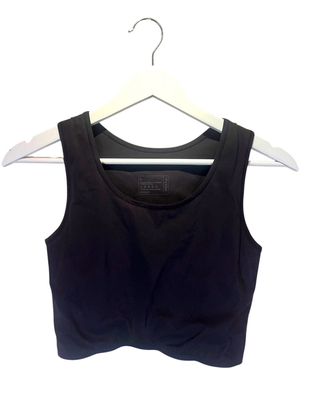 Fytist Chest Binder Spirts Bra Top Size Large Black